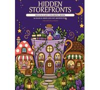 Hidden Storefronts: Bold and Easy Coloring Book: Featuring Magical Shops and Cozy Architecture for Relaxation and Stress Relief (Adults and Teens)