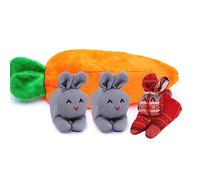 Hide-and-Seek Bunnies In Carrot Pouch Bunnies In Carrot Purse Easter Purse Wallet Easter Pouch Bag Bunnies In, Multicolore