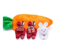 Hide-and-Seek Bunnies In Carrot Pouch Bunnies In Carrot Purse Easter Purse Wallet Easter Pouch Bag Bunnies In, B