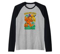 Hide And Seek Champion Funny Bigfoot Halloween Art Maglia con Maniche Raglan