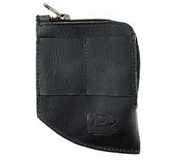 Hide & Drink, EDC Pocket Wallet, Curved Cash Organizer, Slim Front Card Holder, Money Clip, Full Grain Leather, Handmade Travel Accessories, Charcoal Black