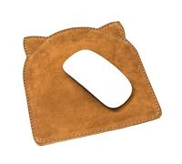 Hide & Drink Soft Leather Cat Mousepad Handmade by Swayze Suede