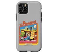 Hide from Reality Sarcastic Retro Vintage Funny Adult Humor Custodia per iPhone 11 Pro