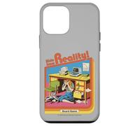 Hide from Reality Sarcastic Retro Vintage Funny Adult Humor Custodia per iPhone 12 mini