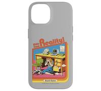 Hide from Reality Sarcastic Retro Vintage Funny Adult Humor Custodia per iPhone 14