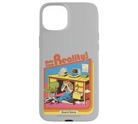 Hide from Reality Sarcastic Retro Vintage Funny Adult Humor Custodia per iPhone 15 Plus