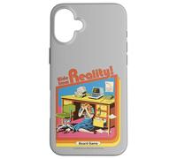 Hide from Reality Sarcastic Retro Vintage Funny Adult Humor Custodia per iPhone 16 Plus