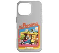 Hide from Reality Sarcastic Retro Vintage Funny Adult Humor Custodia per iPhone 16 Pro