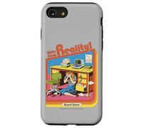 Hide from Reality Sarcastic Retro Vintage Funny Adult Humor Custodia per iPhone SE (2020) / 7 / 8