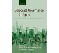 Hideaki Miyajima Corporate Governance in Japan (Copertina rigida)