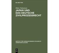 Hideo Nakamura Japan und das deutsche Zivilprozessrecht (Copertina rigida)