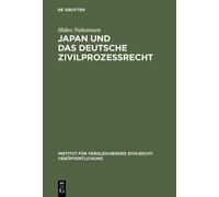 Hideo Nakamura Japan und das deutsche Zivilprozessrecht (Copertina rigida)