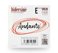 Hidersine Andante Corda E SINGOLA per violino misura 1/16 Corde anima in acciaio Ottimo tono e ottimo rapporto qualità-prezzo. Perfetta per studenti con violini di dimensioni sedicesime.