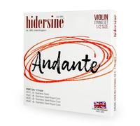 Hidersine Andante - Corde per violino 1/2, anima in corda d'acciaio per una facile sensazione di suono. Ottimo tono e ottimo valore. Corde per studenti ideali per violini di medie dimensioni. 1 set di