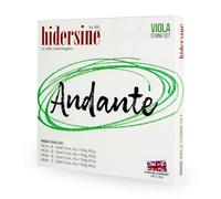 Hidersine Andante - Set di corde per viola, anima in acciaio, corde in lega per una maggiore durata e facilità di suono. Ottimo tono e grande valore. Ideale per tutti gli studenti di viola