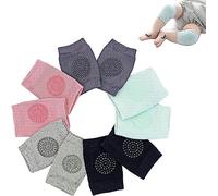 Hidetex Le ginocchiere per gattini per gattonare-ginocchia infantili, scaldabamici elastici regolabili, protezione per le gambe anti-slip per bambini unisex (5 paia)