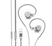 Hidizs Auricolari ST2 Pro USB-C cablati, doppio circuito magnetico 10 mm driver dinamici in ear monitor, chip ESS ES9218AC Pro DAC, microfono HD, controllo in linea, cuffie Tpye-C DSP, cavo OFC