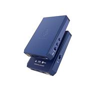 HIDIZS DH80S DAC e AMP bilanciati portatili, amplificatore di decodifica audio portatile DSD64/128, uscita porta da 4,4 mm/3,5 mm per PC Android con sistema Windows (Blu)