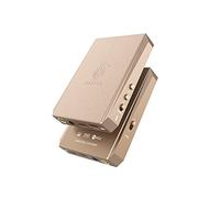 HIDIZS DH80S DAC e AMP bilanciati portatili,amplificatore di decodifica audio portatile DSD64/128, uscita porta da 4,4 mm/3,5 mm per PC Android con sistema Windows (Oro)