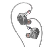 Hidizs MK10 ArcSonics In-Ear Monitor, 10mm SiC Diaframma Dual-Magnetic Circuit Dual-Cavity Dynamique Driver, Lega di zinco Armor Shell, 6 stili di suono, IEM di gioco a bassa latenza, Cavo OFC da 3,5