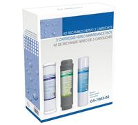 Hidro Water - Kit di ricambio per cartucce universali, osmosi inversa da 10", compatibile con la maggior parte delle apparecchiature domestiche e nereo, 3 o 4 cartucce (kit da 3)