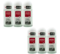Hidrofugal Forte + Anti Macchie Deodorante Roll On 6 X 50ml Adatto Su Vestiti