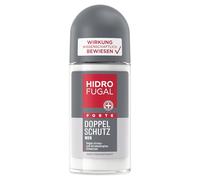 Hidrofugal MEN FORTE Doppia protezione Roll-on, deodorante roller con forte antitraspirante protezione contro la sudorazione causata da stress e calore, deodorante senza alcool etilico (50 ml)