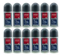 Hidrofugal Uomo Frisch & Stark Deo Roll On 12 x 50ml Lunga Durata Deodorante