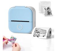 HIDRUO Doodle Dash Printer, Note Buddy Doodle Dash, Inkless Sticker Printer, Fast Printing Portable Mini Thermal Printer for Learning Assistance, Study Notes, Memo, Fun, Work, Journal (Blu)