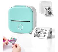 HIDRUO Doodle Dash Printer, Note Buddy Doodle Dash, Inkless Sticker Printer, Fast Printing Portable Mini Thermal Printer for Learning Assistance, Study Notes, Memo, Fun, Work, Journal (verde)