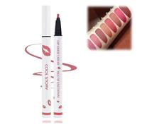 HIDRUO Longwear Liquid Lip Liner, Multifunctional Matte Lip Stain Marker, 2-in-1 Waterproof Lipstick Lip Liner, Waterproof Quick-Drying Long-Lasting Matte Liquid Lipstick (7#, matita labbra)
