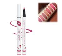 HIDRUO Longwear Liquid Lip Liner, Multifunctional Matte Lip Stain Marker, 2-in-1 Waterproof Lipstick Lip Liner, Waterproof Quick-Drying Long-Lasting Matte Liquid Lipstick (2#, matita labbra)