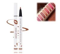 HIDRUO Longwear Liquid Lip Liner, Multifunctional Matte Lip Stain Marker, 2-in-1 Waterproof Lipstick Lip Liner, Waterproof Quick-Drying Long-Lasting Matte Liquid Lipstick (5#, matita labbra)