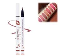 HIDRUO Longwear Liquid Lip Liner, Multifunctional Matte Lip Stain Marker, 2-in-1 Waterproof Lipstick Lip Liner, Waterproof Quick-Drying Long-Lasting Matte Liquid Lipstick (3#, matita labbra)