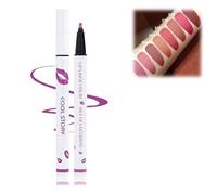 HIDRUO Longwear Liquid Lip Liner, Multifunctional Matte Lip Stain Marker, 2-in-1 Waterproof Lipstick Lip Liner, Waterproof Quick-Drying Long-Lasting Matte Liquid Lipstick (8#, matita labbra)