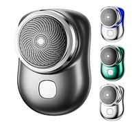 HIDRUO Mini Shaver Portable Electric Shaver, Pocket Portable Electric Shave, Usb Mini Shaver Electric Razor for Men, Type C Waterproof Rechargeable Wet and Dry Mens Razor (Black)