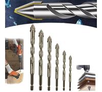 HIDRUO Set di Teste di Trapano, 18 Count, Set di Teste di Trapano per Legno e Metallo, 4+5+6+8+10+12mm