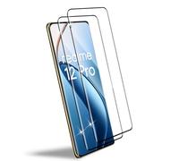 HidWee Compatibile con Realme 12 Pro/12 Pro Plus/12 Pro+ 5G Vetro Temperato 2 Pezzi, [3D Copertura Completaper] Senza Bolle HD Anti Graffio 9H Durezza Pellicola Protettiva