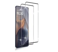 HidWee Pellicola Protettiva Compatibile con Motorola Moto Edge 60 Pro/60/60 Fusion Vetro Temperato, 2 Pezzi Screen Protector 3D Copertura Completaper HD Senza Bolle Schermo Vetro Pellicola