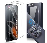 HidWee Pellicola Protettiva Compatibile con Motorola Moto Edge 70 Fusion Vetro Temperato, (2 + 2 Pezzi)[3D Copertura Completaper] Screen Protector + Pellicola Fotocamera, 9H Durezza