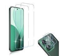 HidWee Protezione dello schermo compatibile con OPPO Reno 14F Pellicola Protettiva, 2 Pezzi Ogni Vetro Temperato Proteggi Schermo e Protezioni dell'obiettivo della Fotocamera, Vetro Protettivo Graffio