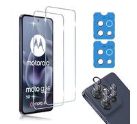 HidWee Screen Protector Compatibile con Motorola Moto G86/G86 Power 5G 2 Pezzi Vetro Temperato + 2 Pezzi Pellicola Fotocamera, Senza Bolle, Anti Graffio, 9H Durezza Pellicola Protettiva