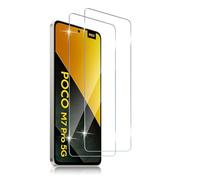 HidWee Screen Protector Compatibile con Xiaomi Redmi Note 14 5G / Poco M7 Pro 5G (Not for Redmi Note 14 4G) 2 Pezzi Vetro Temperato, Senza Bolle, Anti Graffio, 9H Durezza Pellicola Protettiva