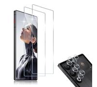 HidWee Screen Protector Compatibile con ZTE Nubia RedMagic 11 Air 5G 2 Pezzi Vetro Temperato + 2 Pezzi Pellicola Fotocamera, Senza Bolle, Anti Graffio, 9H Durezza Pellicola Protettiva