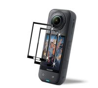 HidWee Vetro Temperato Compatibile con Insta360 X4/Insta360 X5 Accessori 2 Pezzi, [3D Copertura Completaper] Senza Bolle HD Anti Graffio 9H Durezza Pellicola Protettiva