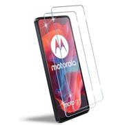 HidWee Vetro Temperato Compatibile con Motorola Moto E14/G04/G04S, 2 Pezzi Pellicola Protettiva, 9H Durezza Anti Graffio, HD Senza Bolle Schermo Vetro Pellicola Protettiva per Moto E14/G04/G04S