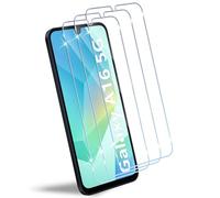 HidWee Vetro temperato Compatibile con Samsung Galaxy A26 5G/A16 4G/5G/A17 4G/5G, 3 Pezzi Pellicola Protettiva, 9H Durezza Anti Graffio, HD Senza Bolle Schermo Vetro Pellicola Protettiva