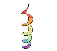 Hidyliu Girandola a Vento in Tessuto Decorazione a Spirale Banderuola da Appendere Arcobaleno Decorazione per Feste Mulino a Vento a Spirale per Giardino Interno Ed Esterno