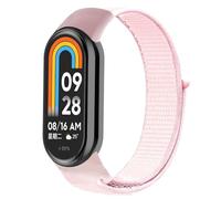 HIEHGN Braccialetto per Mi Band 10 9 8 5 4 3 Cinturino in nylon per orologio sportivo da polso per Mi Band 8 Cinturino per Xiaomi Mi Band 7 8, rosa, per Mi Band 4 3