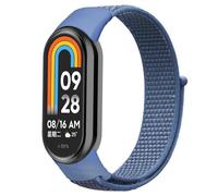 HIEHGN Braccialetto per Mi Band 10 9 8 5 4 3 Cinturino in nylon per orologio sportivo da polso per Mi Band 8 Cinturino per Xiaomi Mi Band 7 8, blu mare, per Mi Band 4 3